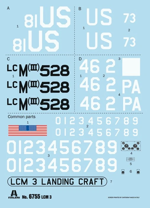 Modellino mezzo militare da sbarco Nave 1/35 LCM-3 ITALERI 6755 Scala 1:35 - Immagine 3 di 4