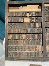 汉密尔顿印刷类型、切口和打印块| eBay