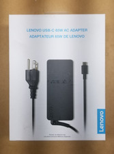LOT OF 2 NEW Lenovo USB-C 65W AC Adapter GX20P92530 Yoga IdeaPad Thinkbook OEM