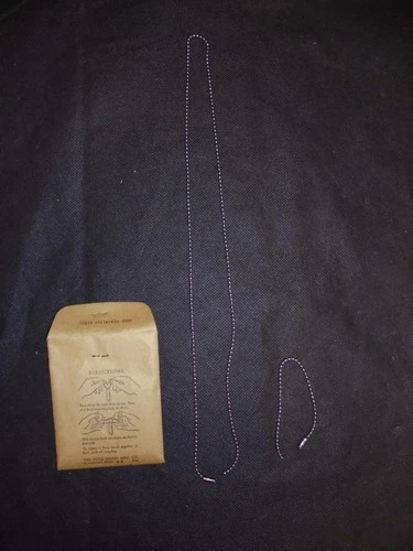 Original WW2 US Army Military Dog Tags / Identity Necklace Chains - 1945 - New