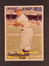 1957 Topps #210 Roy Campanella HOF EX+ Centered