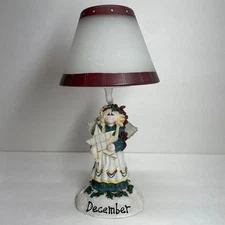 Yankee Candle Crazy Mountain Tea Light Holder December Holiday Christmas Angel