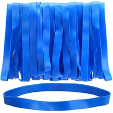 Large Rubber Bands, 30Pcs Size 107 Big Wide Elastic Bands, Heavy Duty Blue