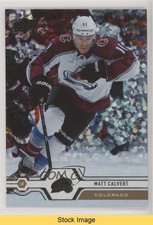 2019-20 Upper Deck Speckled Rainbow Foil Matt Calvert #132 READ 8db