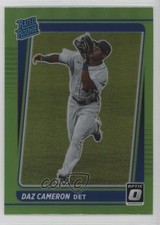 2021 Panini Donruss Optic Rated Rookie Lime Green Prizm Daz Cameron #85 1e19