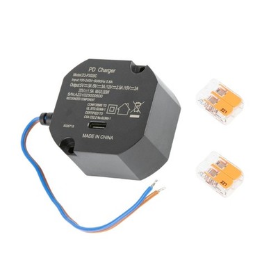 Universal Wall Embedded Power Adapters Safe Power Supply for Continuous
