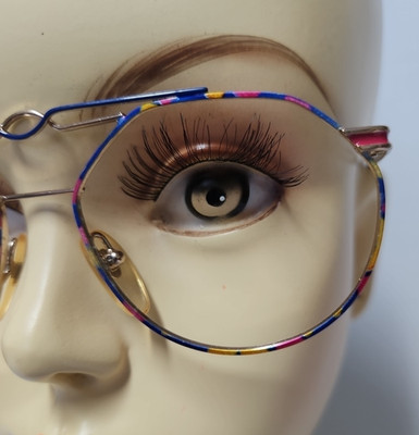 Vintage Women's Trend Company 404 Eyeglasses Frames No Lenses Multicolor