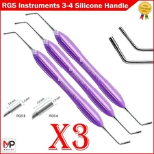 RGS 3-4 Dental Crown Preparation Instrument Silicone Handle Ceramic Restoration