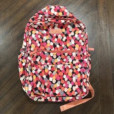 Vera Bradley Pixie Confetti Large Backpack Padded Straps Bottle Pockets