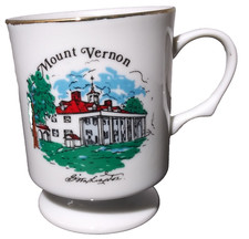 Vintage Mount Vernon Souvenir Pedestal Mug