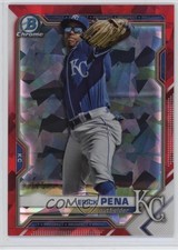 2021 Bowman Chrome Draft Sapphire Edition Red 3/5 Erick Pena #BDC-178 0e6p
