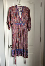 NWT Anthropologie Tiny Omina Kimono Dress Women's Sz XS Boho Bohemian Patchwork