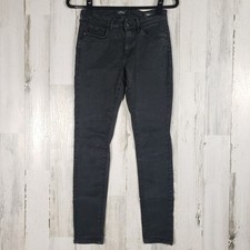 Buffalo David Bitton Black Hope Mid-Rise Skinny Stretch Jeans Women's Size 27
