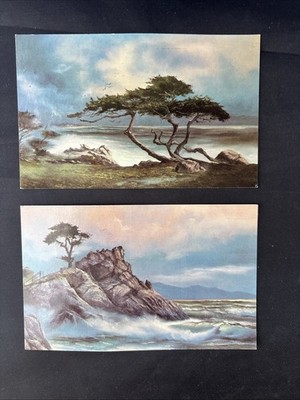 California Postcard - The Wondrous Monterey Cypress Verna McCubbin Studios Oil