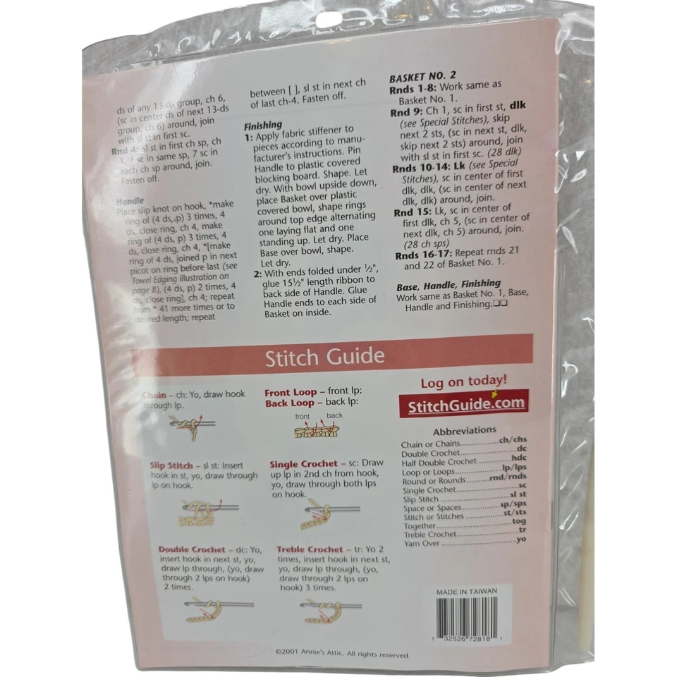 Annie’s Attic Learn How To Cro-Tat the Easy Way Kit w/ Hook Thread Instructions - Image 3 of 4