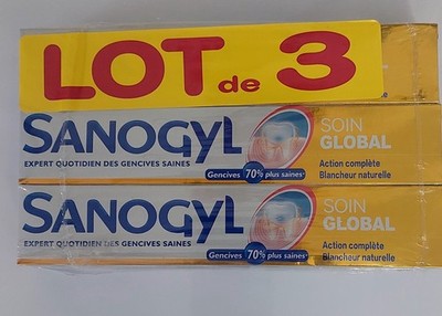 3-Pack SANOGYL SOIN GLOBAL (75ml) each