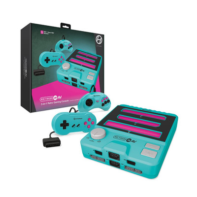 - Retron 3 (3-In-1) AV Gaming Console Console System with Controllers for Ninten