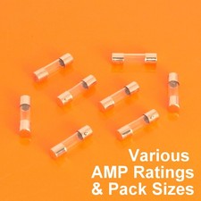 High Quality 5mm x 20mm Slow Blow Glass Fuses Delay Blow 5x20mm 100mA - 30A Amps