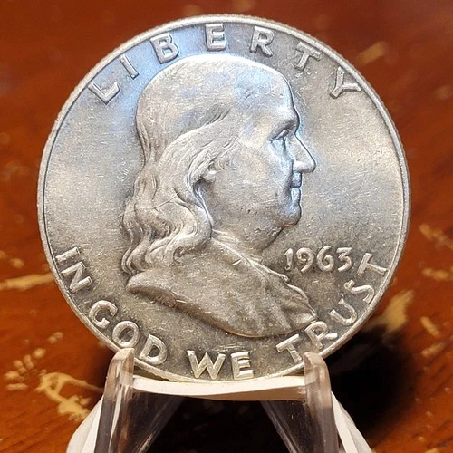 1963-D FRANKLIN HALF DOLLAR ~  BU Slider