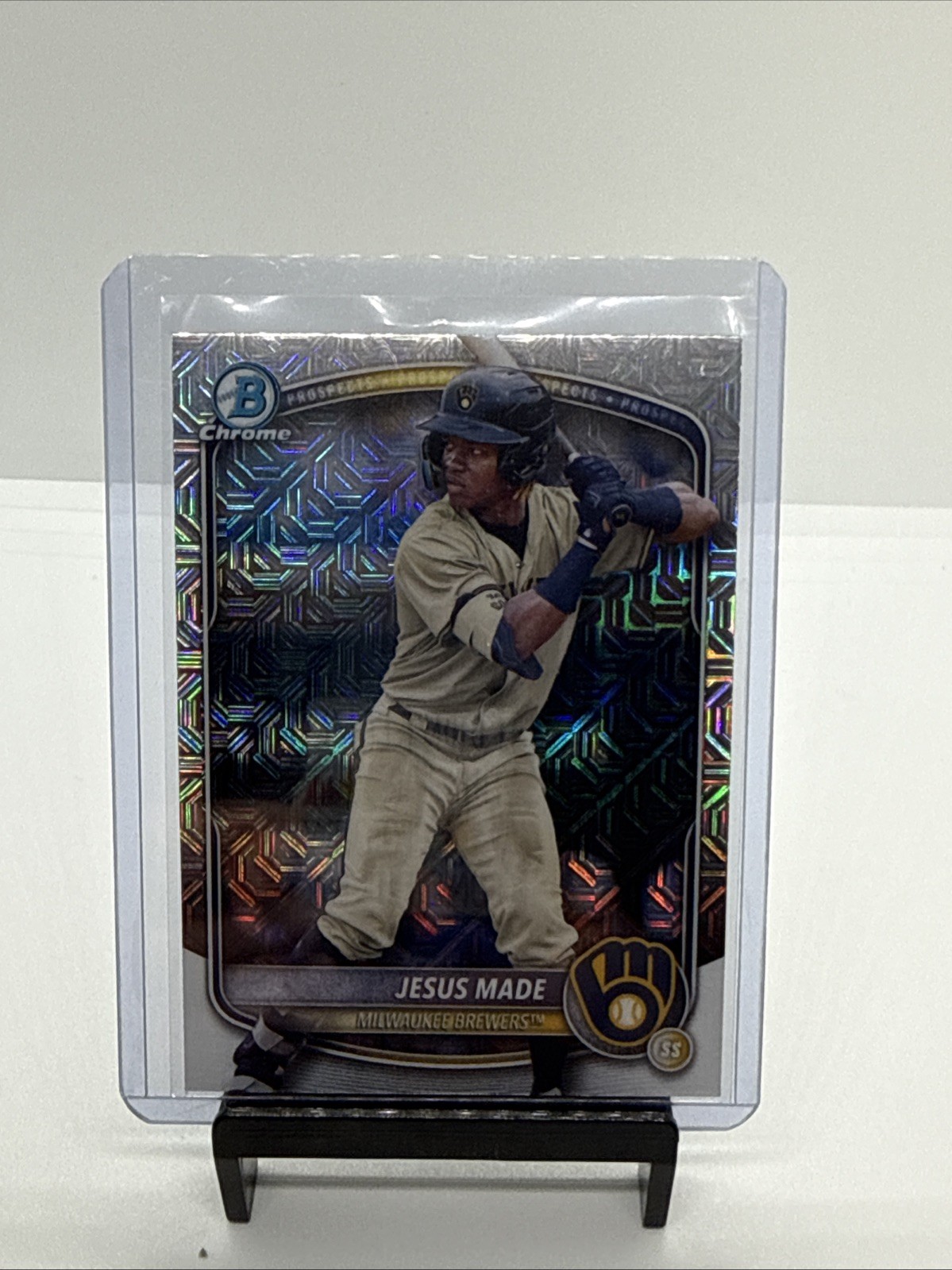 Jesus Made 2025 Bowman - Chrome Prospects BCP-50 Mojo Refractor (RC)