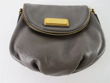 Marc Jacobs  Natasha Aluminun Grey Cross Body Messenger Purse