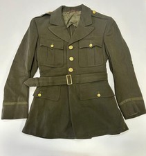ORIGINAL WWII US ARMY OFFICER CLASS A DRESS JACKET 33 S