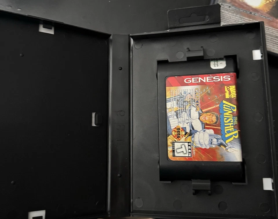 Sega Genesis the Punisher 1994 Case and Game Manual Not Included & Punisher Ps2 - Image 4 of 4