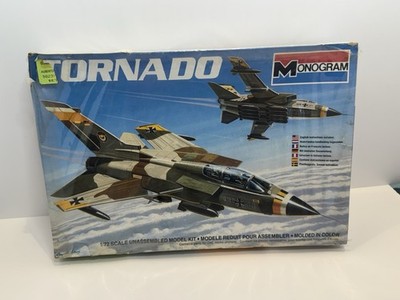Vintage Collection Of 5 1980s Model Jet Airplane Kits. Assorted Scales.
