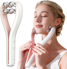 Microcurrent Facial Massager with 3D Roller, 3 Intensity Levels, Lifting  Tonin