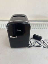 Cristal 4L Compact Cooler Mini Fridge Style with Built-In 12V Black