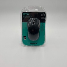 Logitech M310 Wireless Mouse Black New In Box