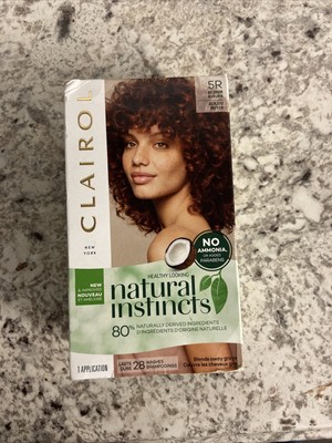 Clairol Natural Instincts Semi-Permanent Hair Color 5R ...