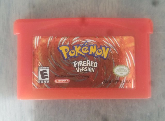 pokemon fire red authentic pokemon fire red authentic