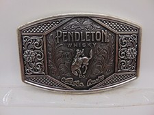 Montana Silversmiths Pendleton Whisky Let'er Buck 2022 Belt Buckle Cowboy Rodeo