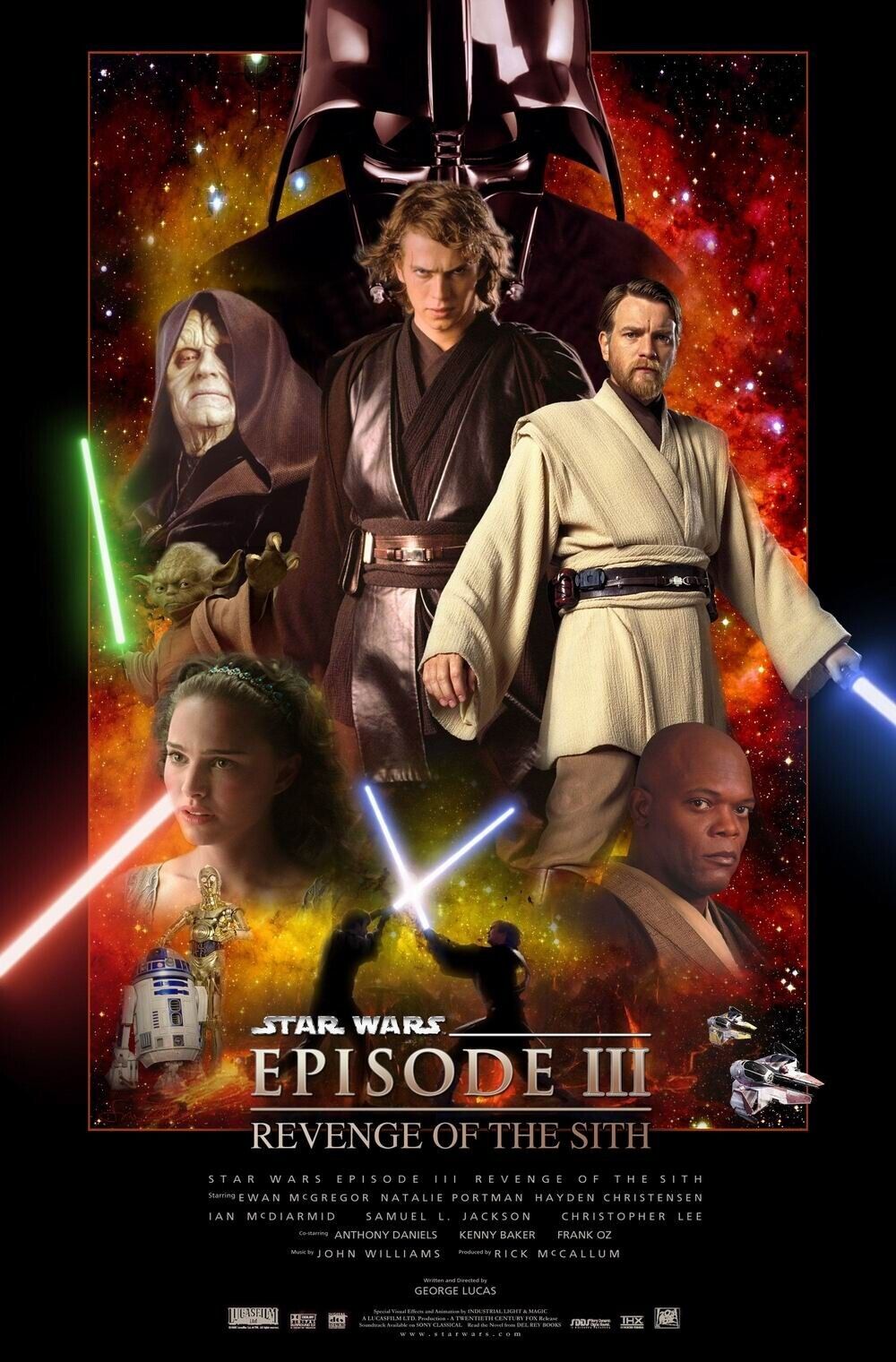 revenge of the sith movie poster