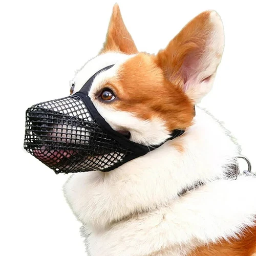 Dog Muzzle Anti-Biting Chewing Licking Anti-lick Pet Muzzle Comfortable Adjust - Picture 8 of 13