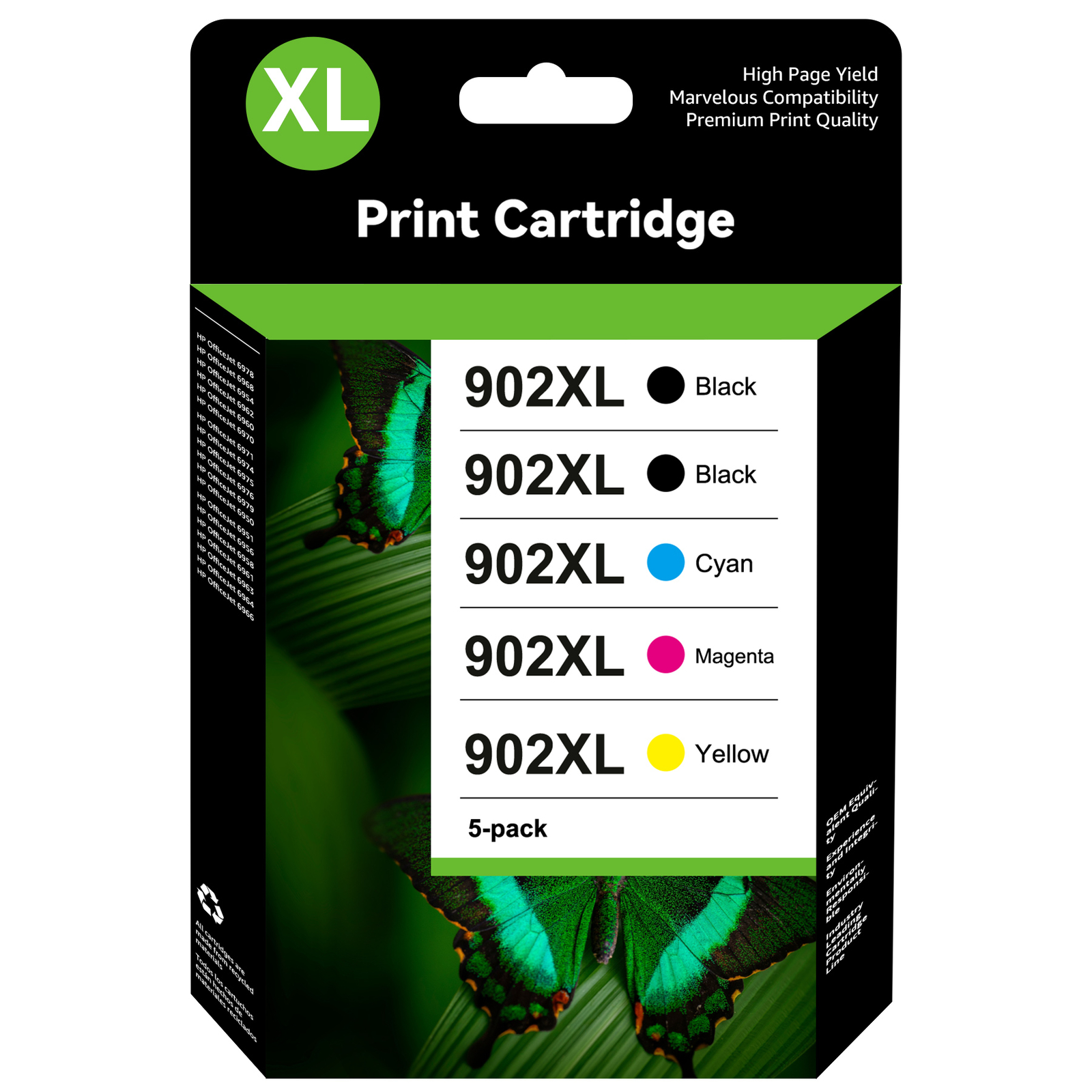 Ink Cartridges for HP 902XL 902 for Officejet 6950 6951 6954 6956 6958 6960 6961-image