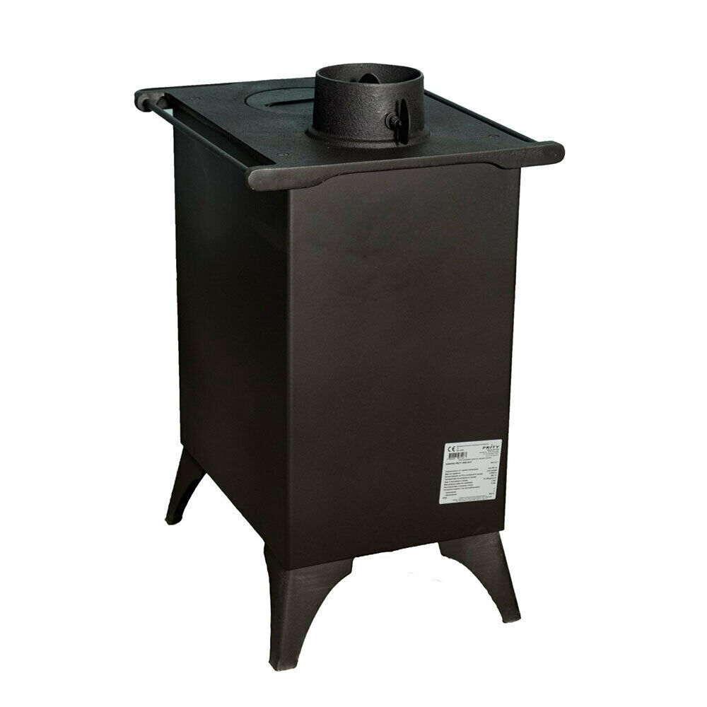 Wood Burning Stove Retro Cast Iron Plate Log Burner Fireplace Mini 5kw  PRITY NEW | eBay
