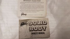 1980 GIBSON GUITAR HANG TAG - FLYING V / SG / L 5 S / ES 335 S