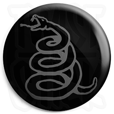 Metallica - Snake - 25mm Thrash Metal Button Badge with Fridge Magnet ...