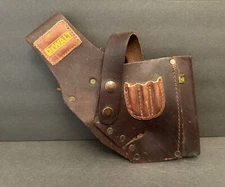 VINTAGE LEATHER DEWALT TOOL POUCH