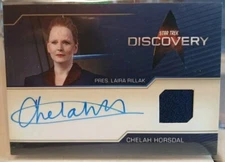 Star Trek Discovery Season 4 Chelah Horsdal Autograph Costume Relic Card 2023 EL