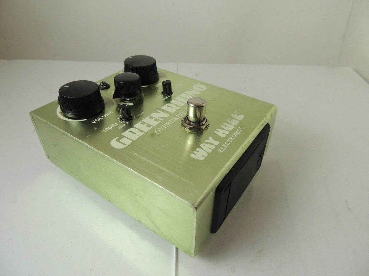 Way Huge Green Rhino MKII Overdrive Effects Pedal Free USA Way Huge Green Rhino MKII Overdrive Effects Pedal Free USA