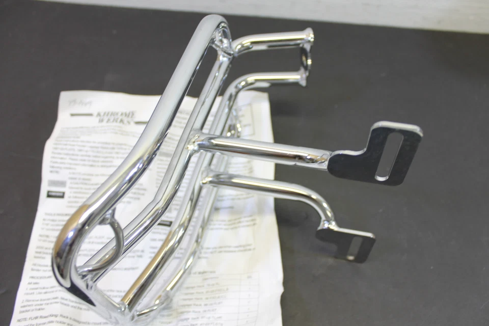 NUEVO PORTAEQUIPAJES GUARDABARROS KHROME WERKS PARA XLH, FLSTS, FXDL, 97-UP FLHR 49-1449 Foto 3 de 4