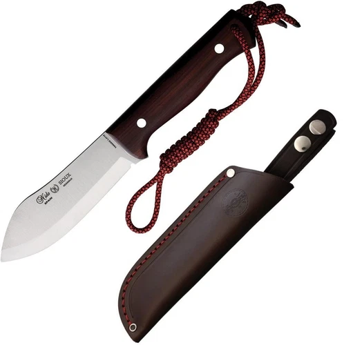 Nieto Sioux Nessmuk Fixed Knife 4.5" 1.4116 Steel Full Blade Violet Wood Handle