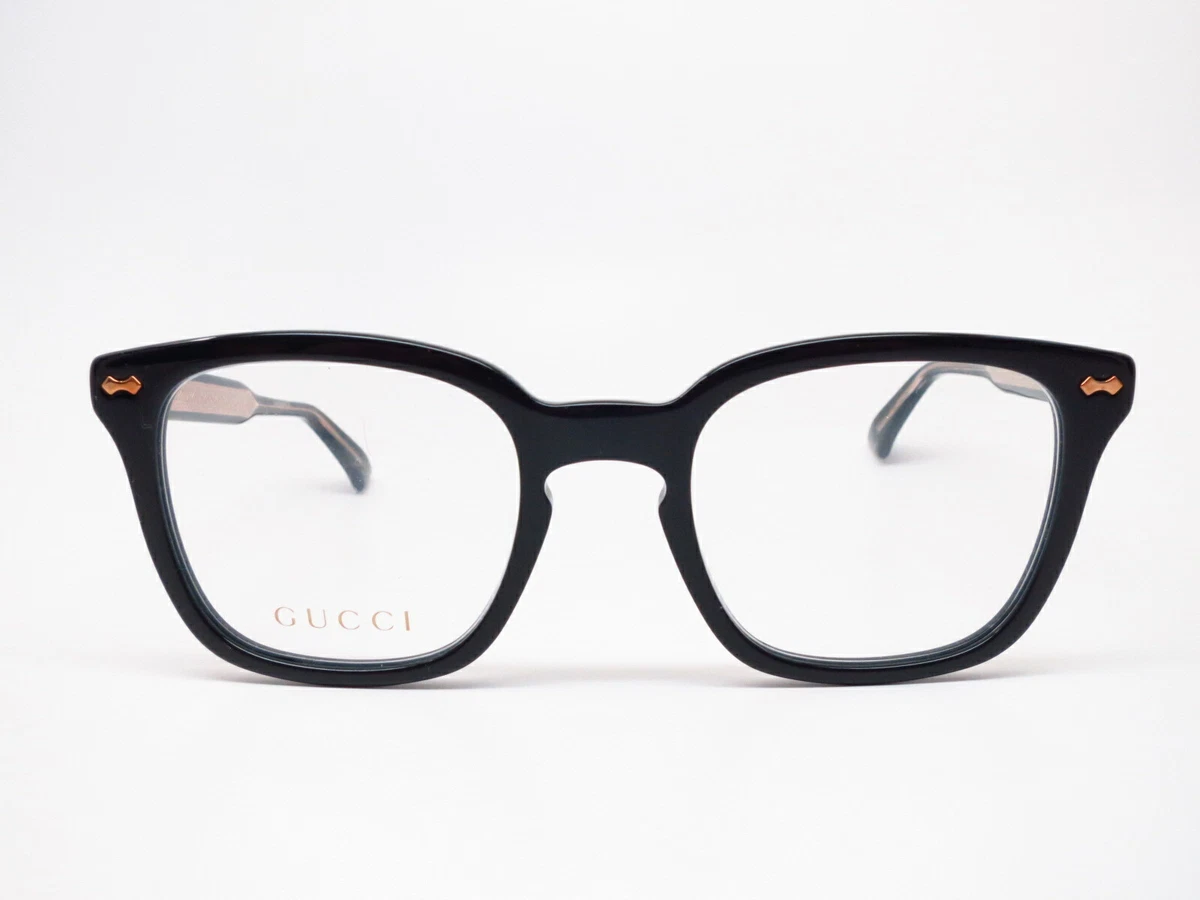 Authentic Gucci GG0184O 001 Black Eyeglasses GG 0184O 50mm Rx-able