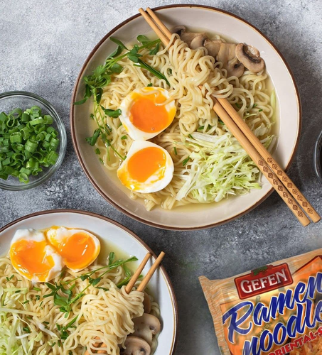 Gefen, Instant Ramen Noodles, No MSG Chicken Flavor, 3Oz (24 Pack) Meat Free, Ce - Picture 2 of 12