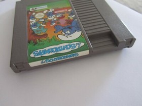 2x Nintendo NES : Les SCHTROUMPFS + Blowout  PAL B FRA Video Games