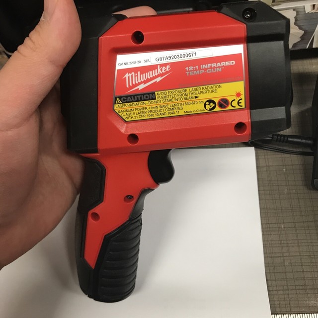 Milwaukee 226820nst 12 1 Infrared Tempgun Nist for sale online eBay