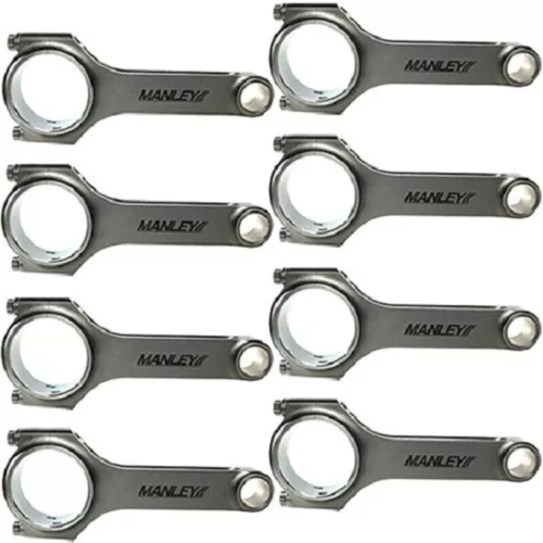 MANLEY H Beam Connecting Rods for Chrysler 6.4L Stock Length w/ 24mm pin 14089-8 - Bild 1 von 3